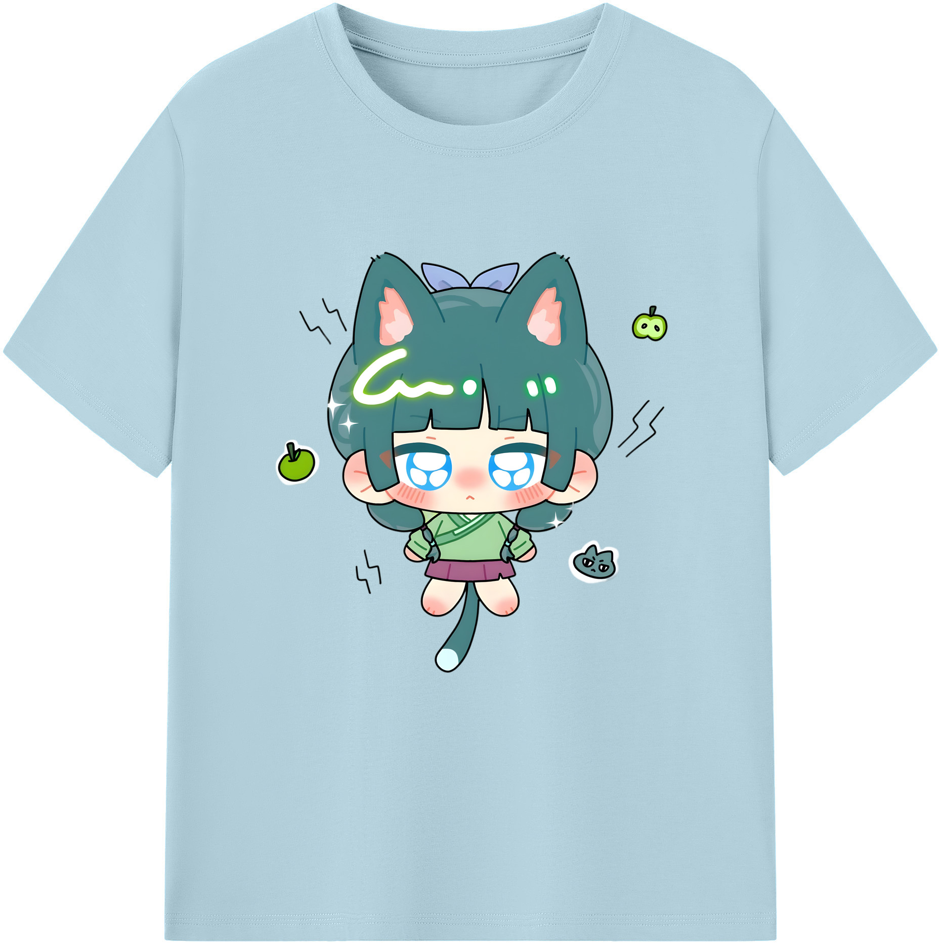 （画像用） 薬屋のひとりごと The Apothecary Diaries 綿100％半袖Tシャツ（フロントプリント）
